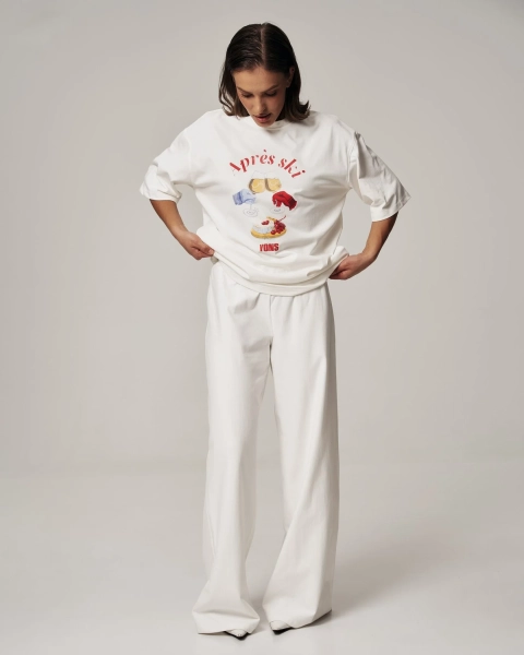 Футболка APRES SKI MILK YONS, цвет: молочный, YO-758 купить онлайн