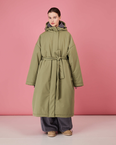 Плащ лавр зима TABOO, цвет: зеленый, Pllavr купить онлайн