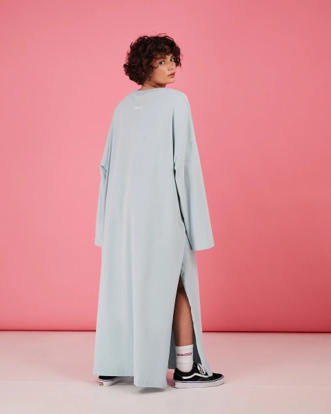 Платье-лонгслив TABOO, цвет: бирюзовый, DrLong-02 купить онлайн