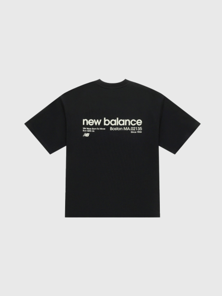 Футболка New Balance Бостон shvetsov store, цвет: Черный, MTT52300-BK купить онлайн