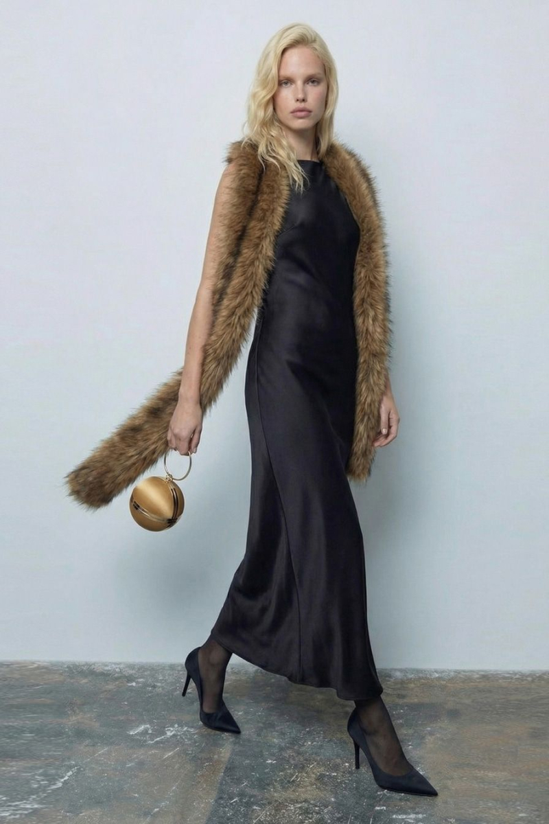 Платье с открытой спиной