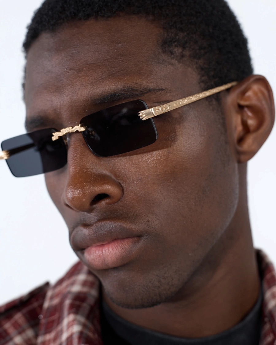 Очки солнцезащитные ASIA ST 71, цвет: золотой/черный Ast71.glasses-shizi-gold/black | новая мужская коллекция купить онлайн