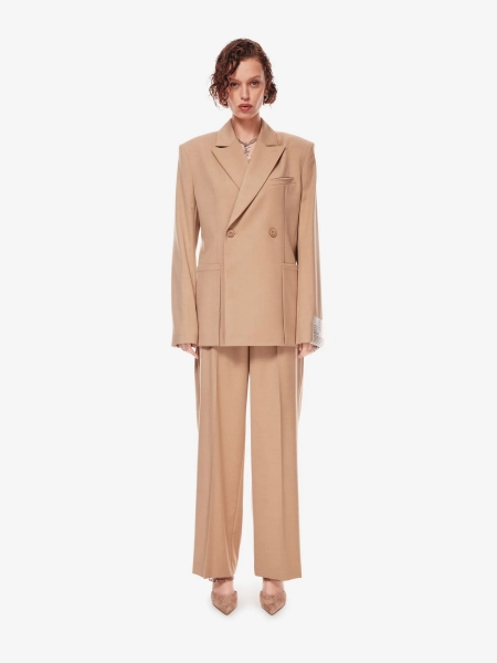 Приталенный пиджак с накладным карманом p.p.s., цвет: песочный, P_0828.00.00.BRN1 купить онлайн
