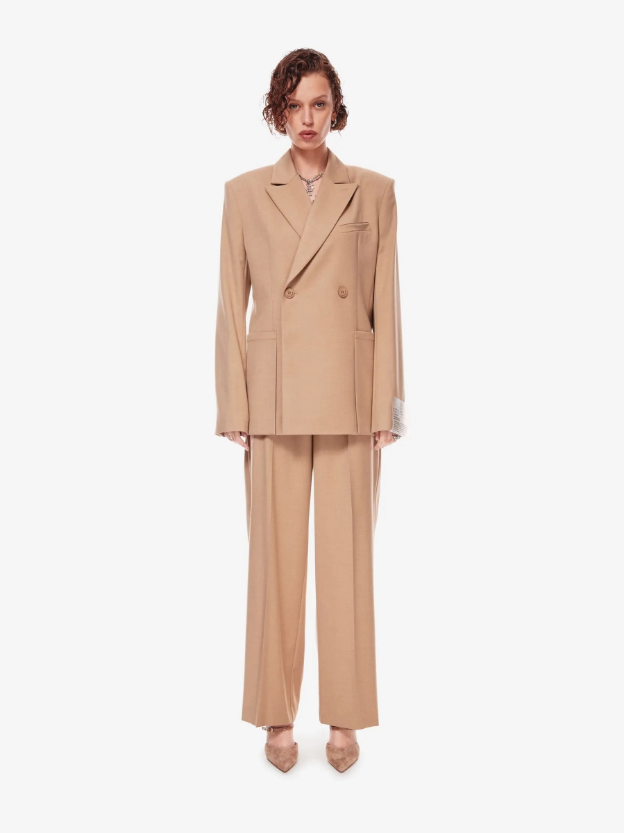 Приталенный пиджак с накладным карманом p.p.s., цвет: песочный, P_0828.00.00.BRN1 купить онлайн