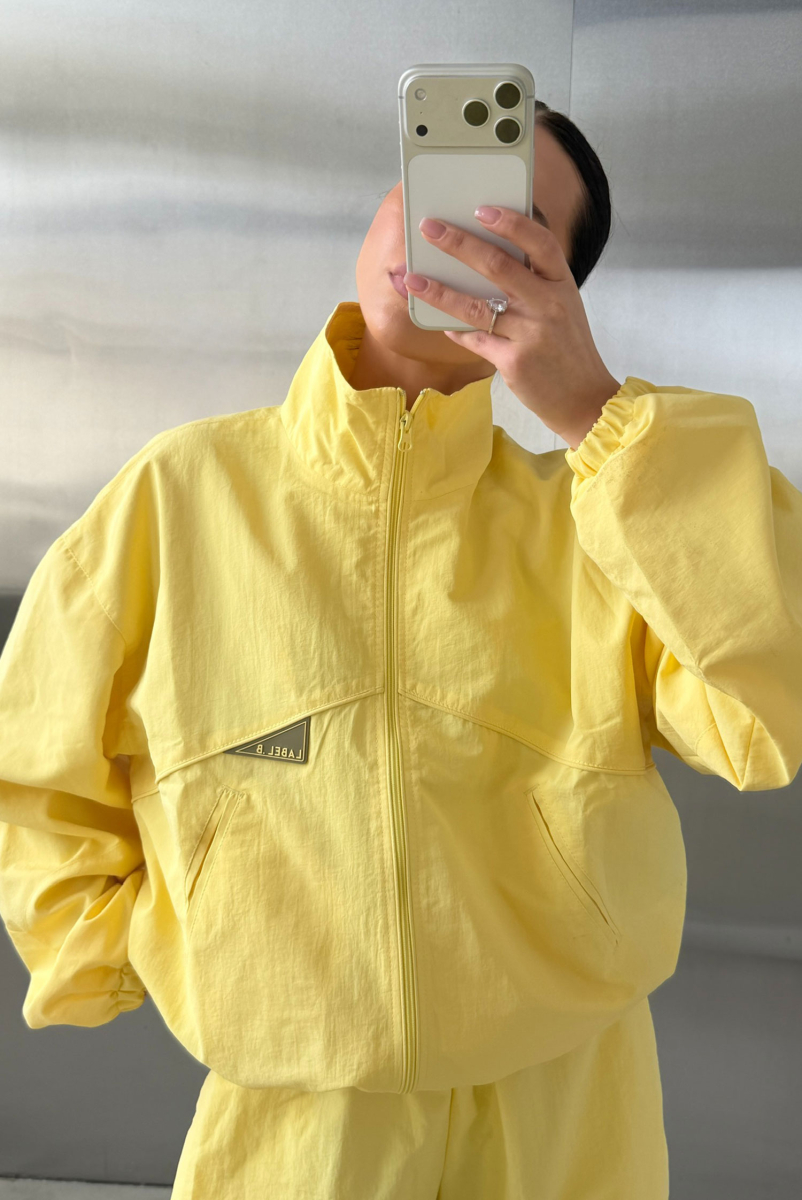 Куртка плащевая Label .B, цвет: Светло-желтый,  купить онлайн