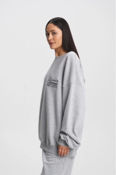 Свитшот Wind of change Light Grey Erist store, цвет: Светло-серый, НФ-00000652 купить онлайн