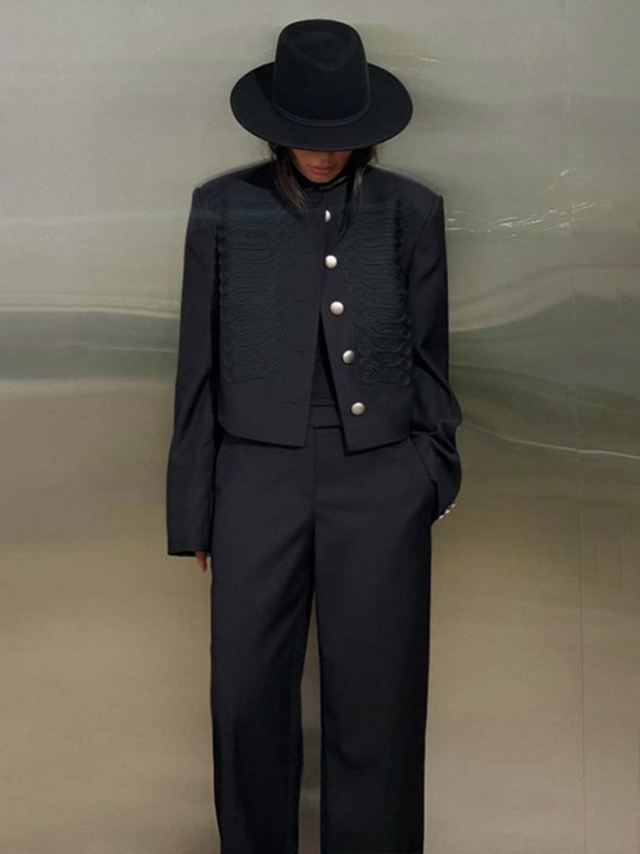 Гусарский жакет ANOTHER SELECT, цвет: Черный, 00194 купить онлайн