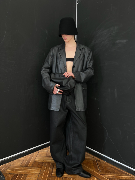 Сумка PODUSHKA black swan mini ANKA, цвет: Черный  |новая коллекция купить онлайн