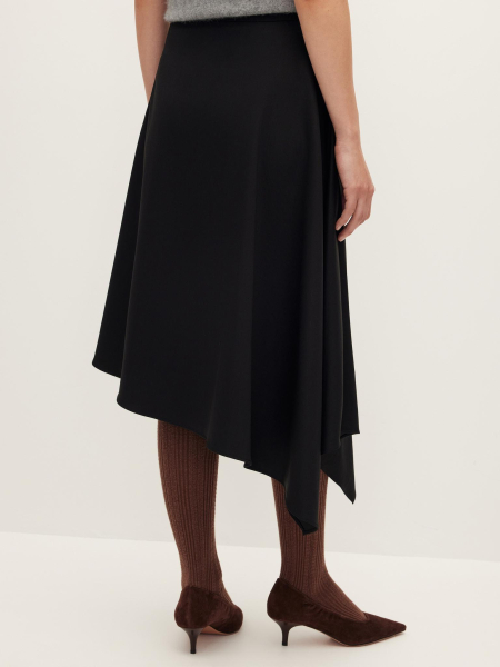 Юбка асимметричная Chaika, цвет: Черный, AW25SK02-09 купить онлайн