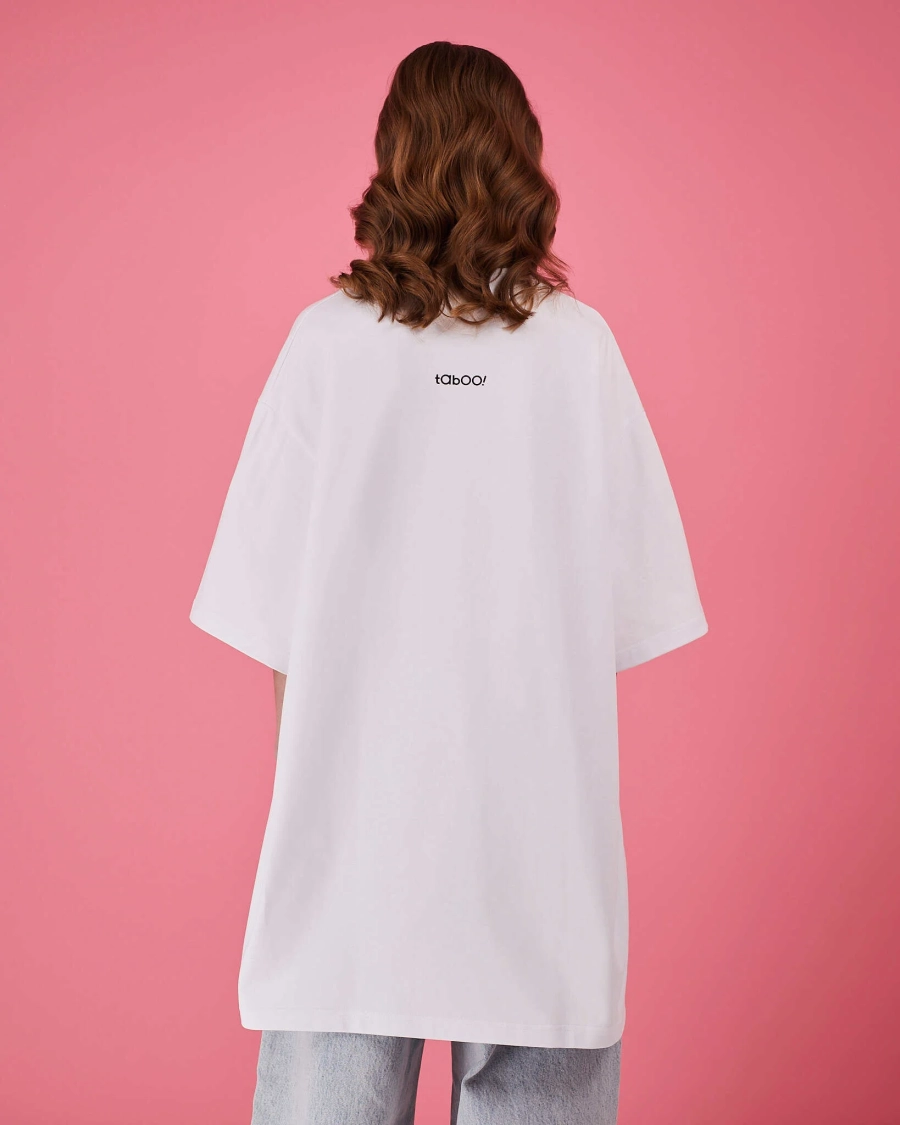 Футболка Капча TABOO, цвет: белый, TsCapchaW купить онлайн