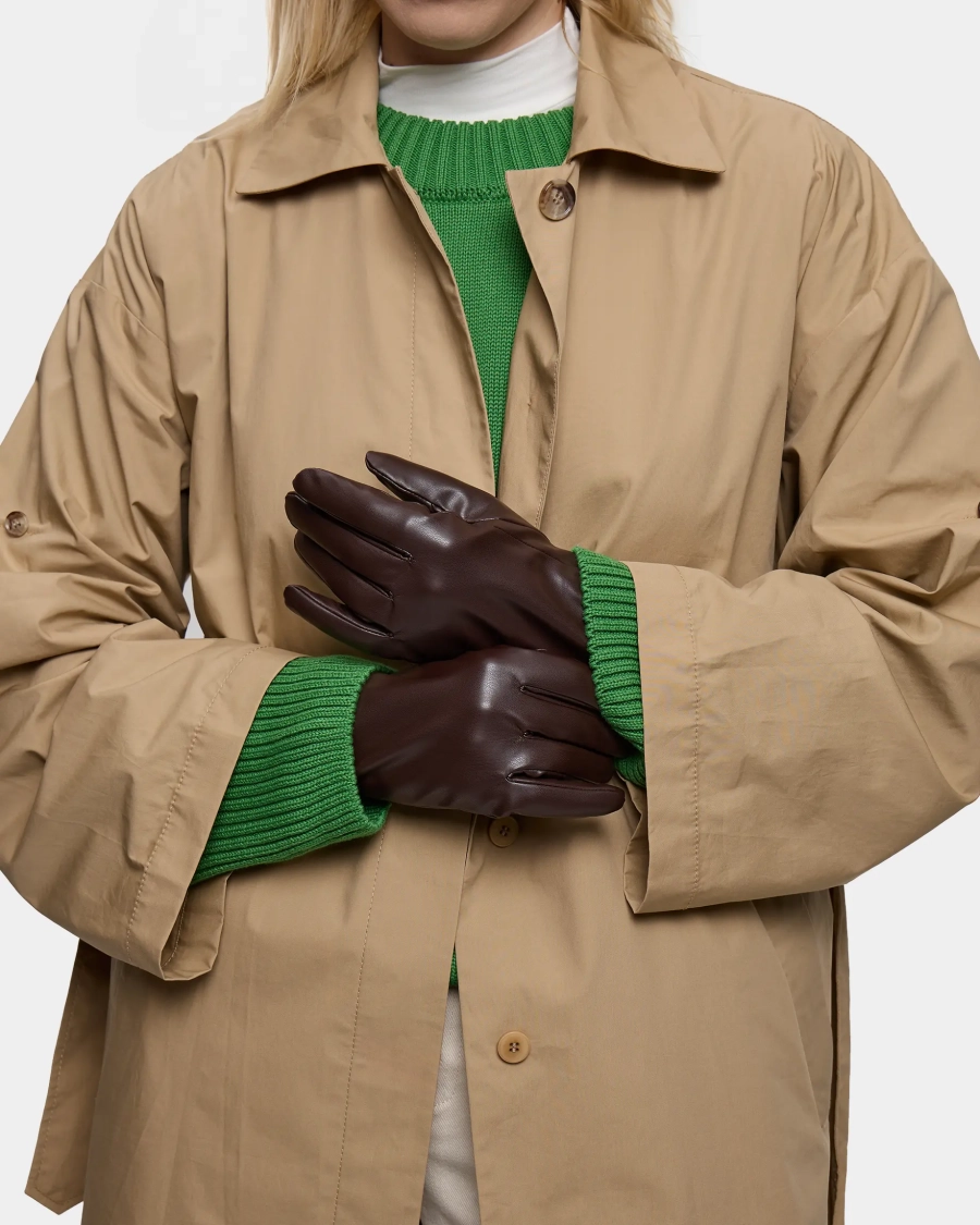 Перчатки с люверсом Arny Praht, цвет: коричневый  купить онлайн