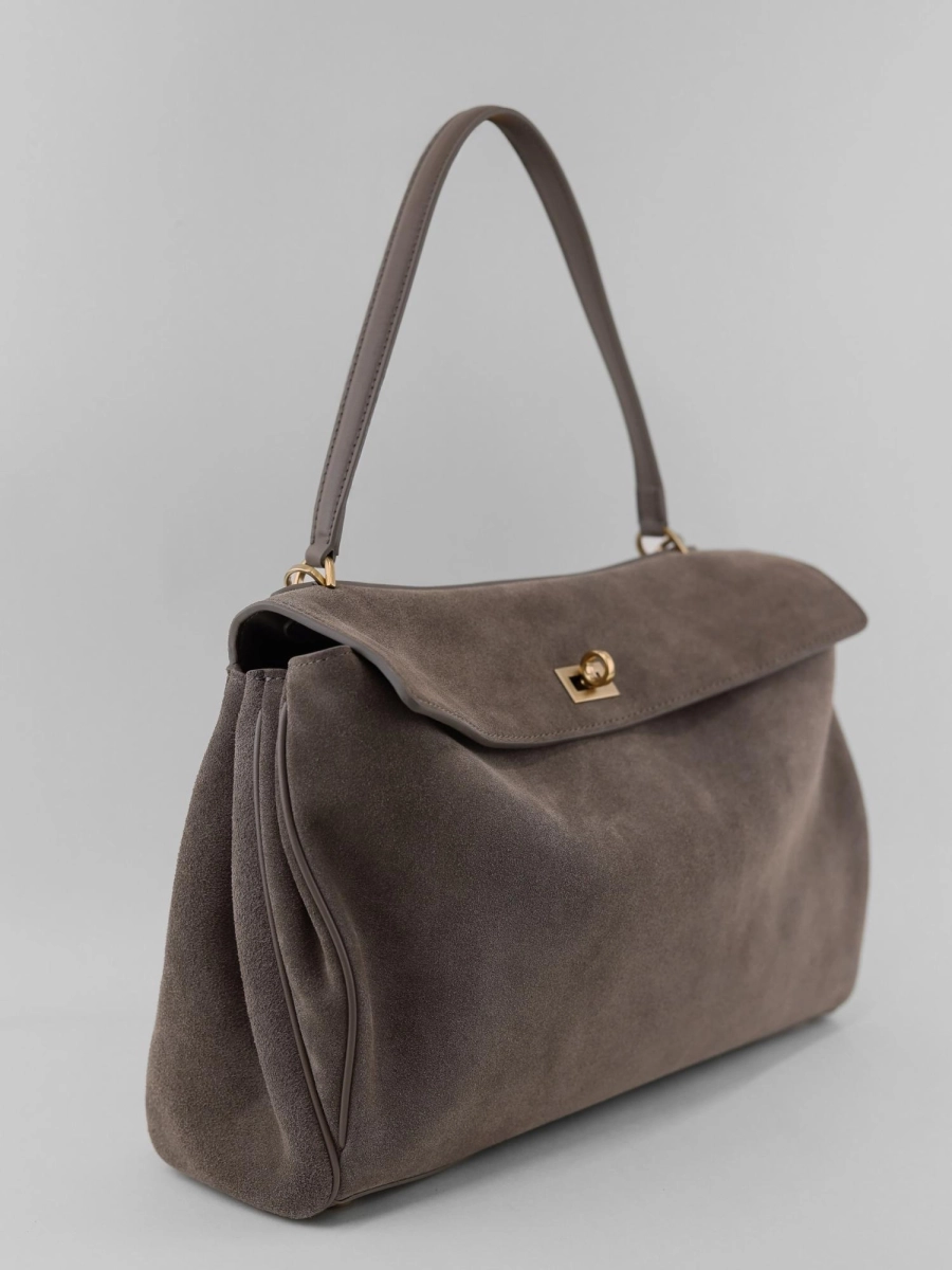 Сумка SANDRA MEDIUM brand salad, цвет: suede taupe J-704-PHR 7895 купить онлайн