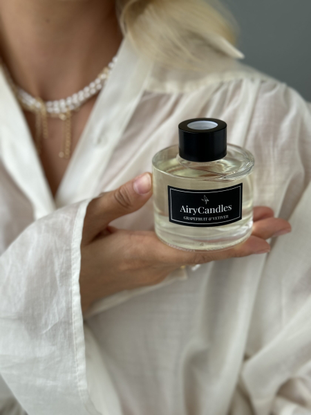 Диффузор Grapefruit&Vetiver с палочками из микрофибры, 100 мл