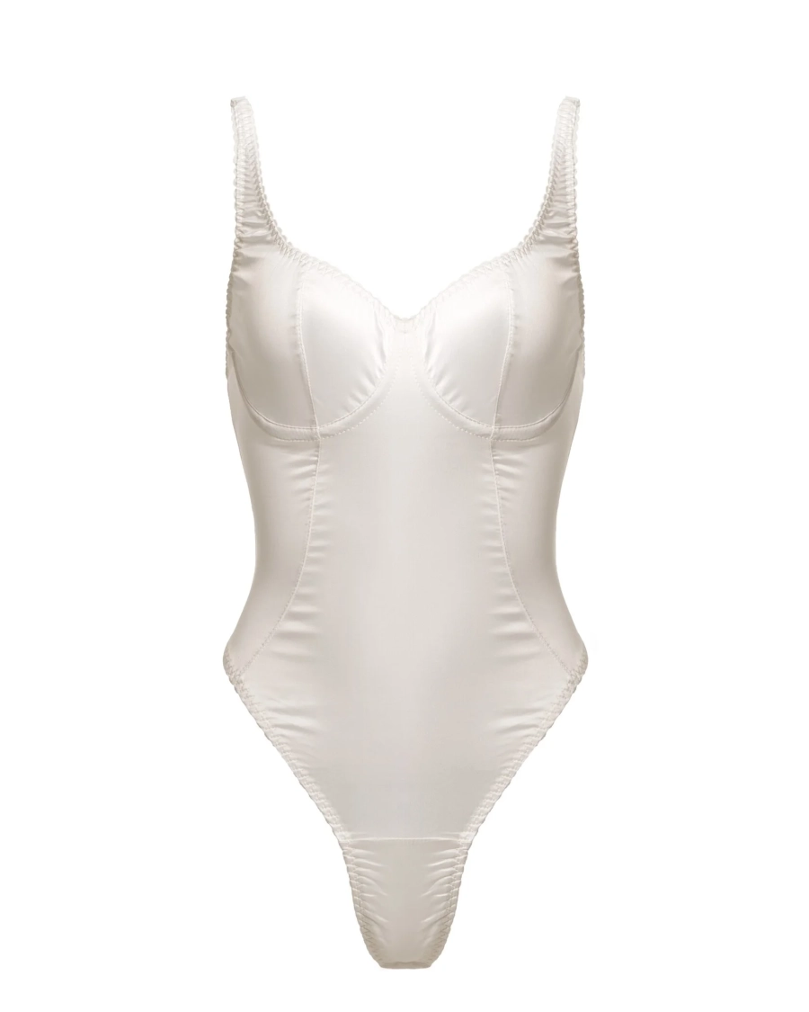 Боди BODYSUIT FAYORA BACKED MILK YONS, цвет: молочный, YO-503 купить онлайн