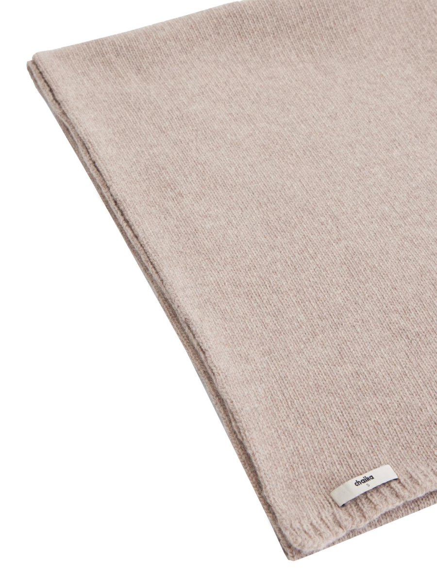 Шарф из шерсти мериноса и кашемира Chaika, цвет: коричневый AW25SF02-45 купить онлайн