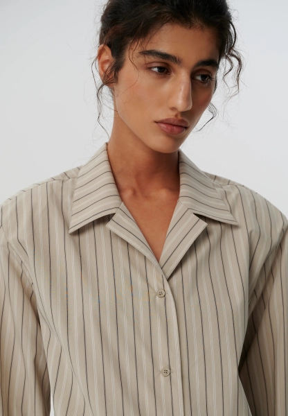 Рубашка "Взмах" CHUBA, цвет: Тауп, shirt_sway купить онлайн