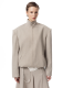 Бомбер из костюмной ткани ASYA SEMYONOVA, цвет: BEIGE,  купить онлайн