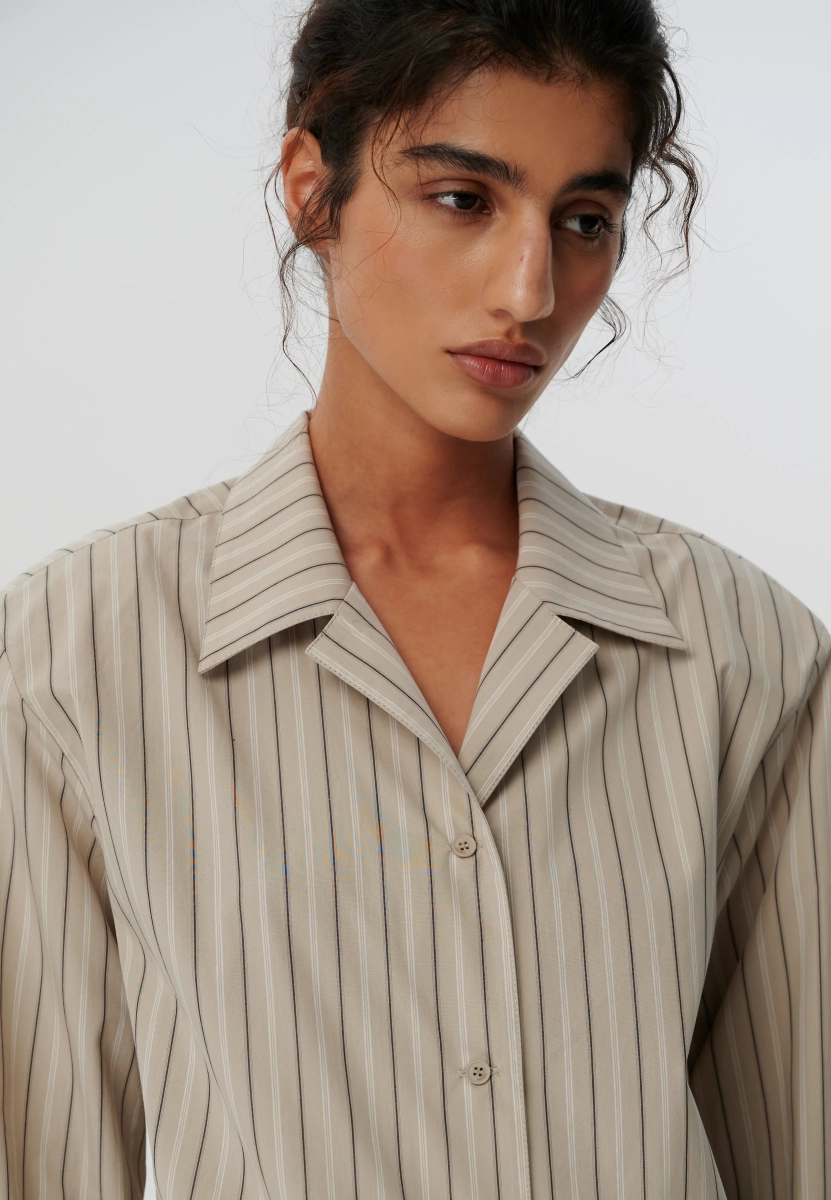 Рубашка "Взмах" CHUBA, цвет: Тауп, shirt_sway купить онлайн