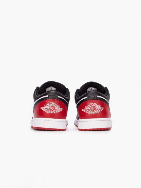 Кроссовки Nike Air Jordan 1 Low Bred Toe 2.0 shvetsov store, цвет: микс, 553558-161 со скидкой купить онлайн