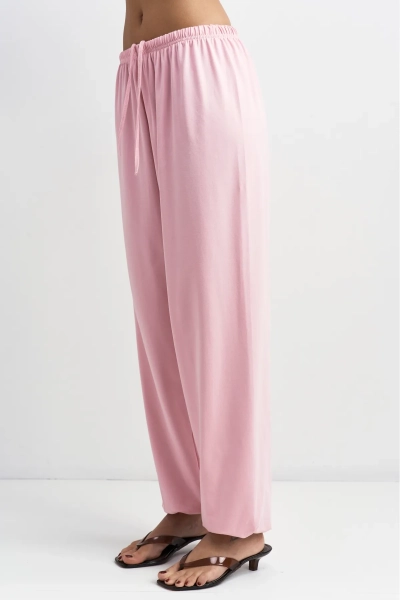 Брюки из кулирки Erist store, цвет: розовый,  купить онлайн