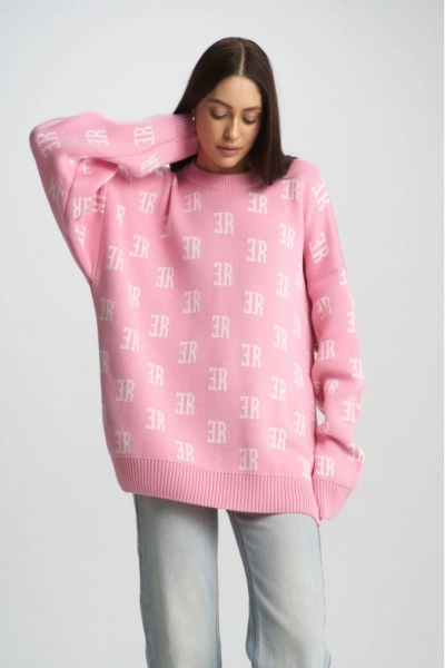 Джемпер Cotton Jacquard Pink Erist store, цвет: розовый, НФ-00001489 купить онлайн