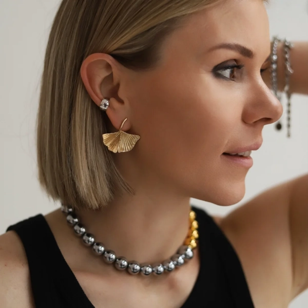 Серьги PRIMAVERA Hitrospletenia ER-0324–02 купить онлайн