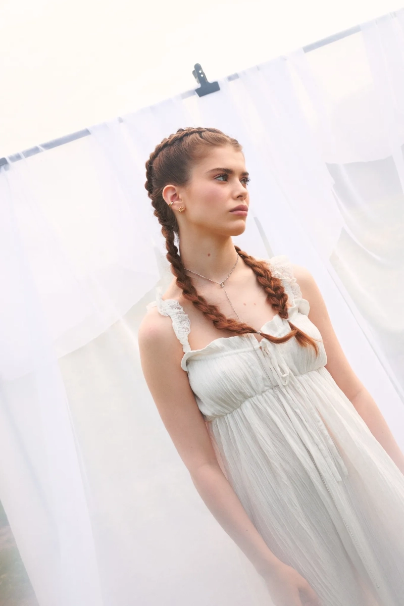 Серебряные серьги-пусеты «Солнце» SBLESKOM, цвет: позолота, 22069 купить онлайн