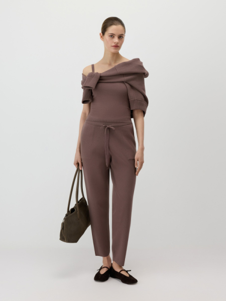 Трикотажные брюки из хлопка