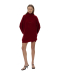 Свитер KNITTED с высоким воротом Suborbia, цвет: burgundy, 04289 купить онлайн