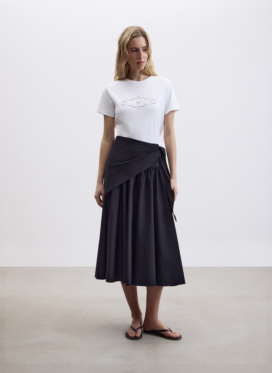 Футболка мини с принтом ALL WE NEED, цвет: молочный, 2604W2112-21 купить онлайн