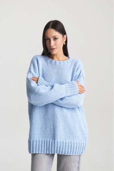 Джемпер Hand made Light Blue Erist store, цвет: голубой, НФ-00001754 купить онлайн