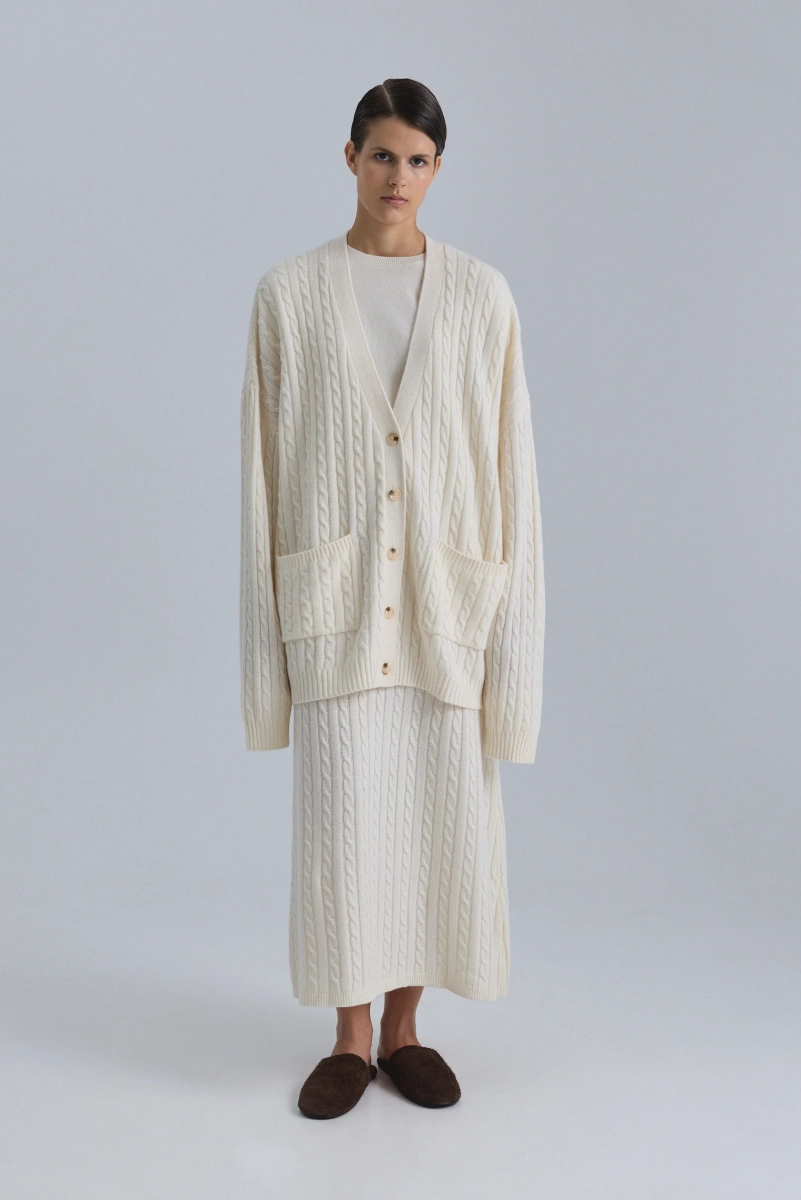 Кардиган OPORA Mankova, цвет: молочный, FW24/25-05 купить онлайн