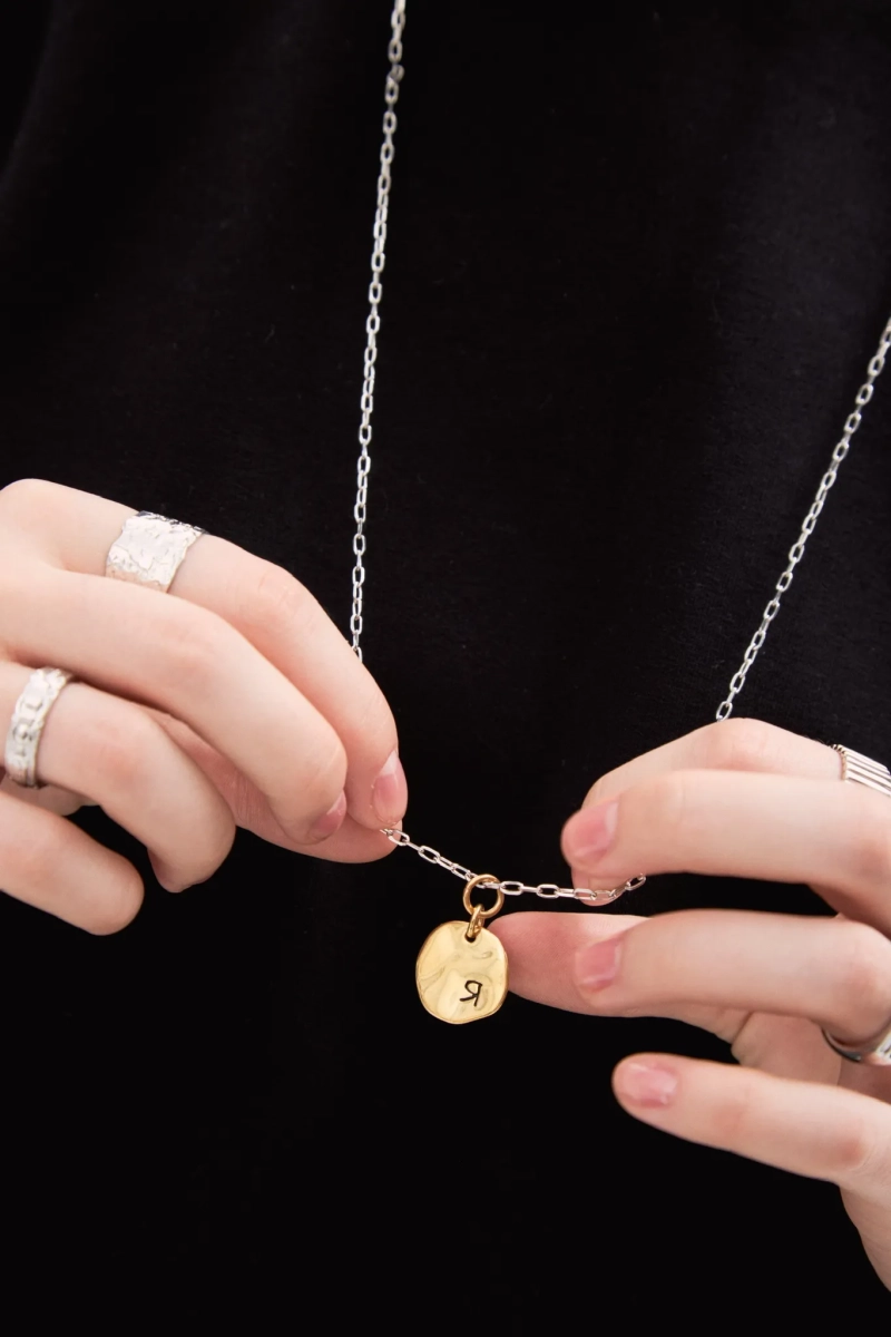 Серебряный медальон «Я чувствую»