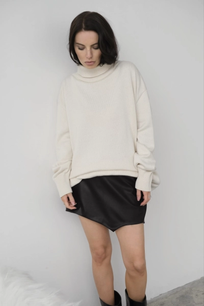 Юбка мини из эко кожи MINI, цвет: Черный, НФ-00000426 купить онлайн