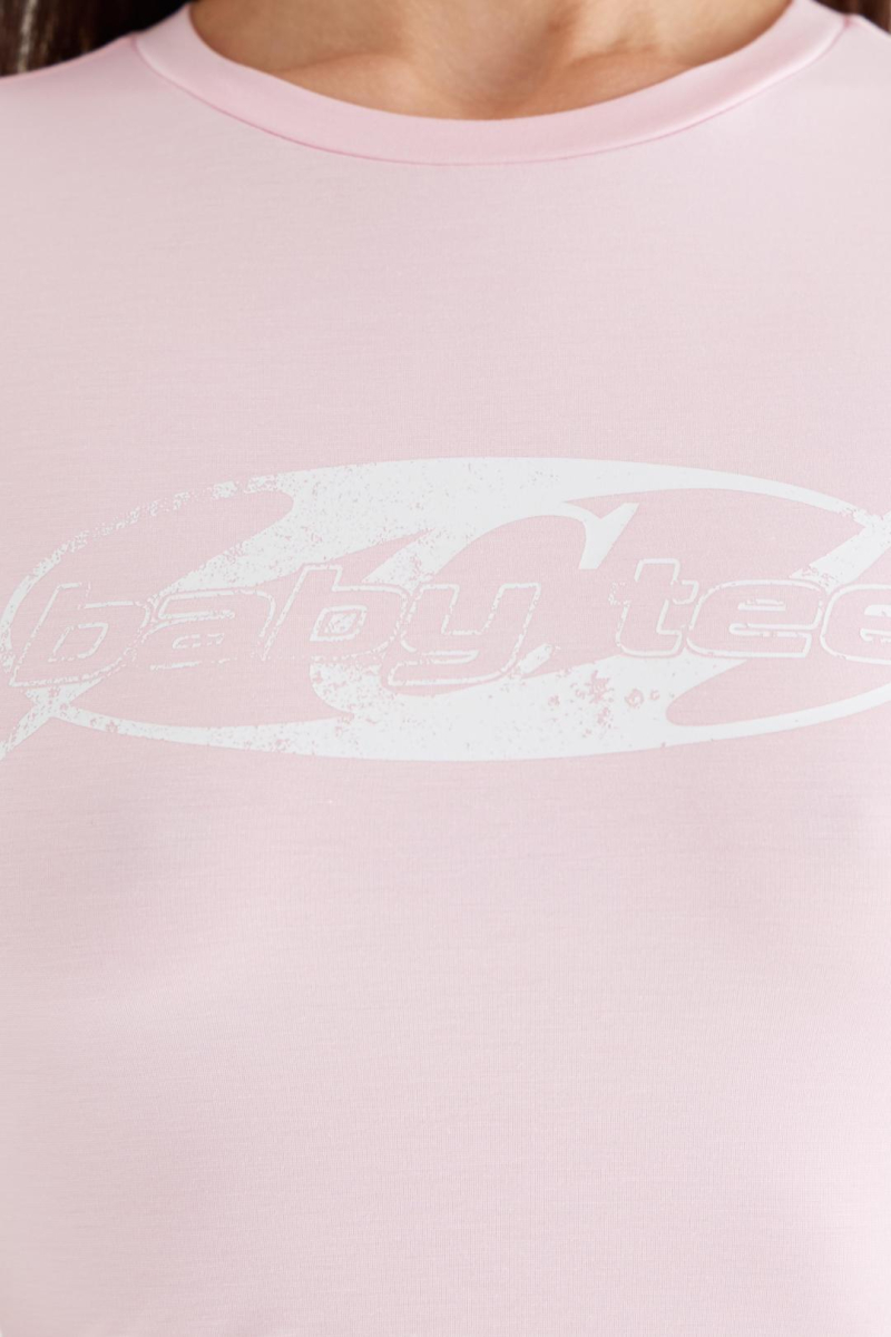 Футболка с принтом CULTBASE, цвет: розовый,  купить онлайн