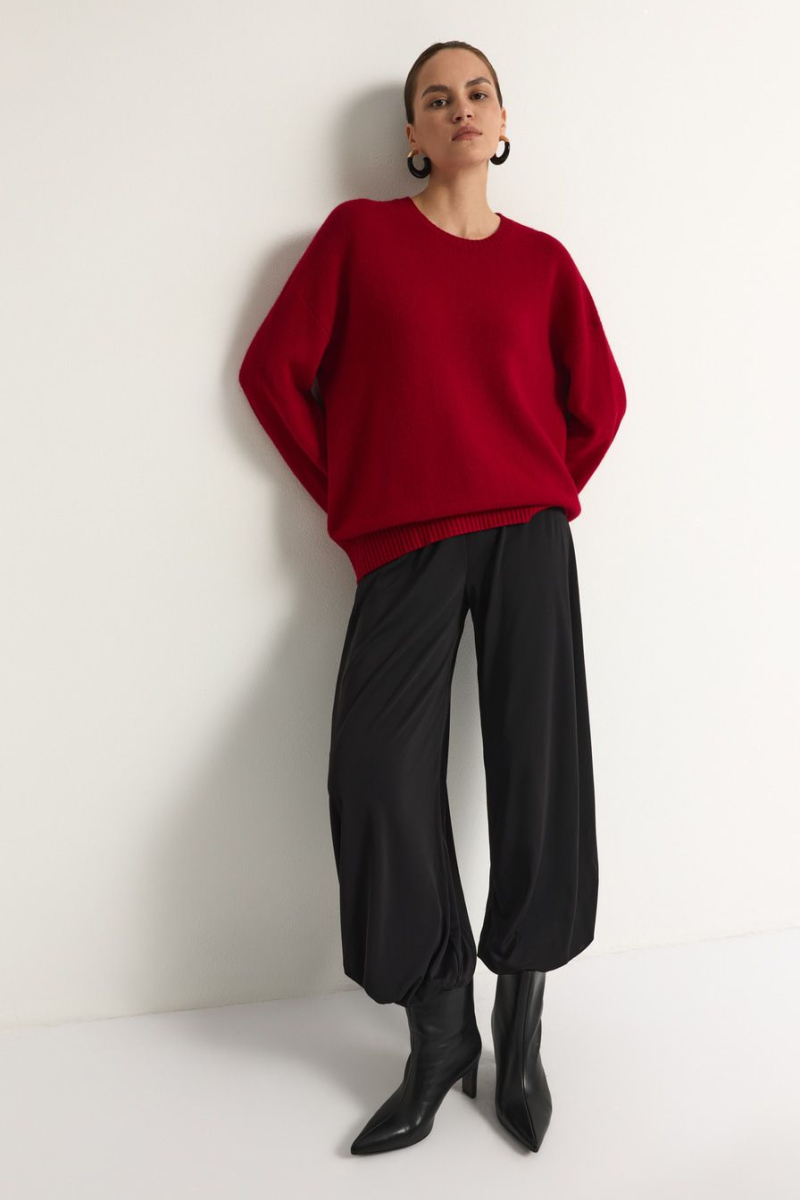 Джемпер из 100% шерсти мериноса TOPTOP, цвет: красный, TTS.050.18935.320 купить онлайн