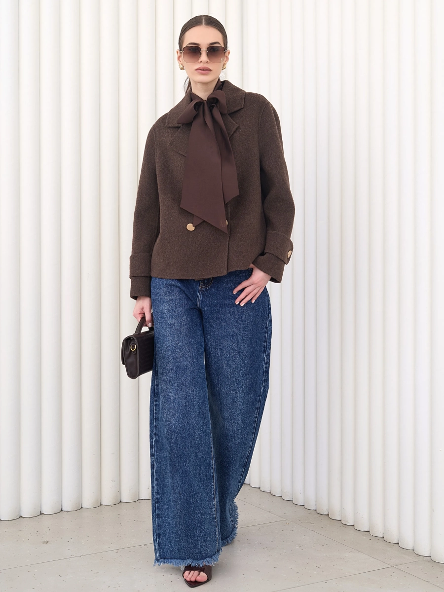 Пальто-жакет I.B.W., цвет: коричневый, CO019 купить онлайн