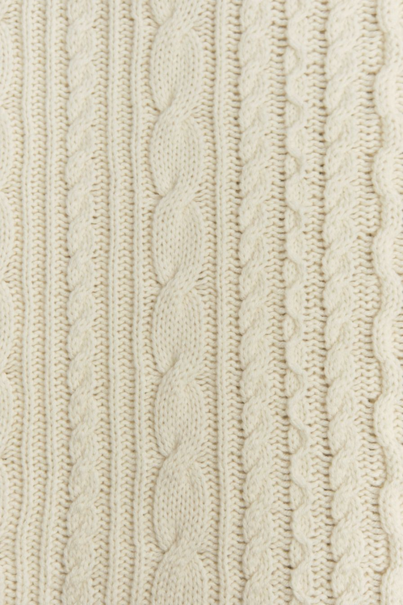 Шарф из смесовой шерсти мериноса TOPTOP, цвет: молочный TT.607.15147.120 купить онлайн