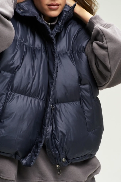 Жилет утеплённый Dark Blue Erist store, цвет: синий НФ-00002624 |новая коллекция купить онлайн