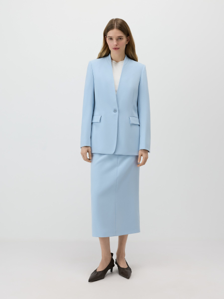 Юбка Conso, цвет: голубой, PU 260427 - голубой купить онлайн