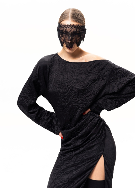 Платье тишью ASYA SEMYONOVA, цвет: black, 00-00002432 купить онлайн