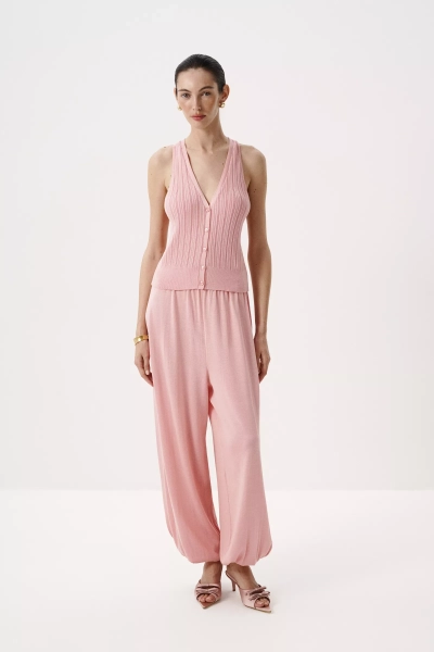 Жилет из лиоцелла и шерсти Charmstore, цвет: розовый коралл, 304-585119-1009 купить онлайн