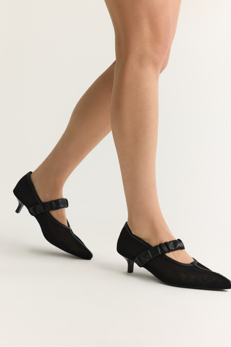 Туфли из сетки Lera Nena, цвет: Черный LNU.104.19123.900 купить онлайн