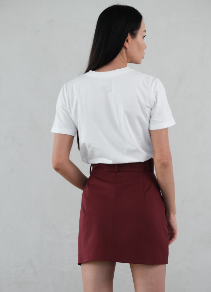 Юбка womanlike MINI, цвет: винный, 000386 купить онлайн