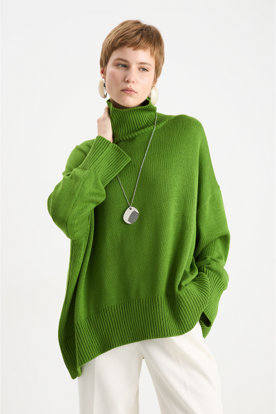 Свитер AMORE MIA AIM, цвет: зеленый, MIA542 купить онлайн