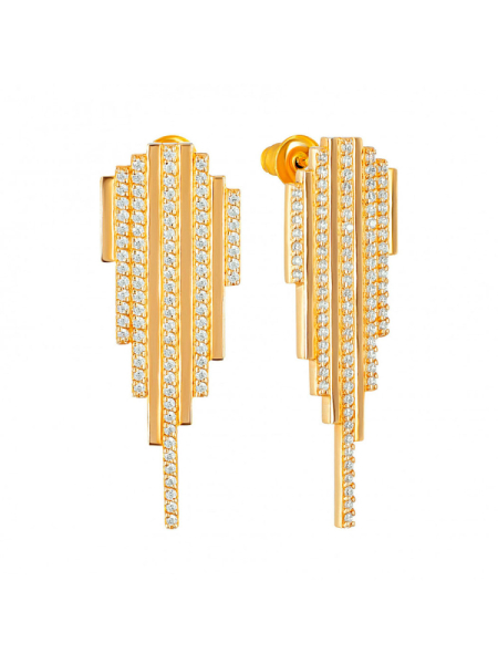 Серьги Eteri Gold большие