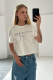 Футболка укороченная с принтом BIKINIS WHITE Label .B, цвет: WHITE Tp.04.3.0371/3WH |новая коллекция купить онлайн