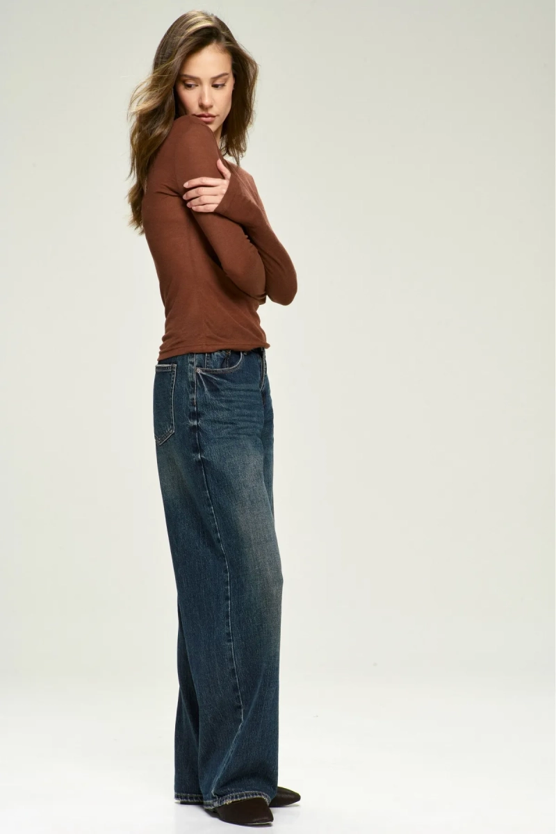 Джинсы BAGGY Dark Blue Erist store, цвет: синий, НФ-00002854 купить онлайн