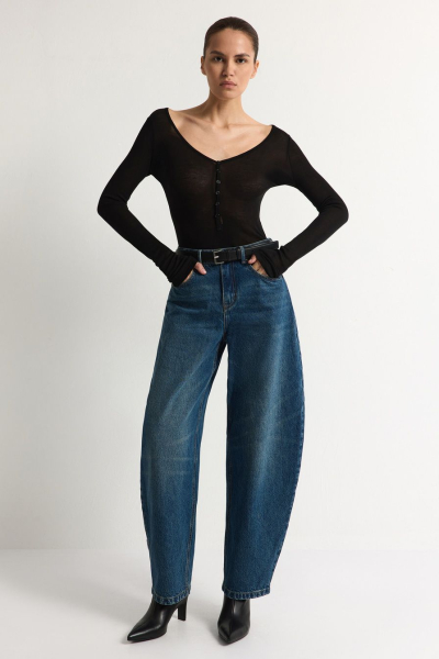 Джинсы из 100% хлопка TOPTOP, цвет: синий, TT.036.18261.620 купить онлайн