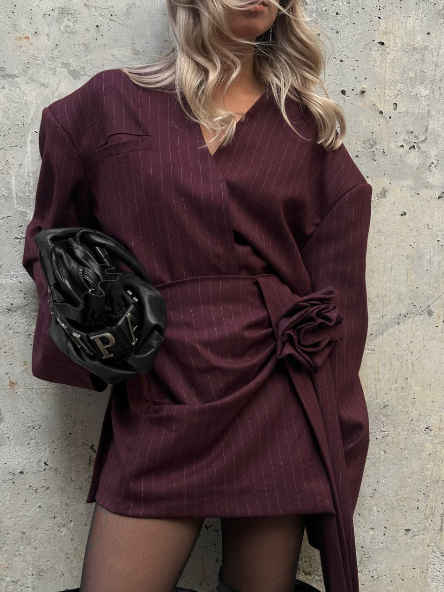 Юбка мини ROCKABILLY CAPPAREL.21est, цвет: бордо в полоску, CAP.121.30.88 купить онлайн